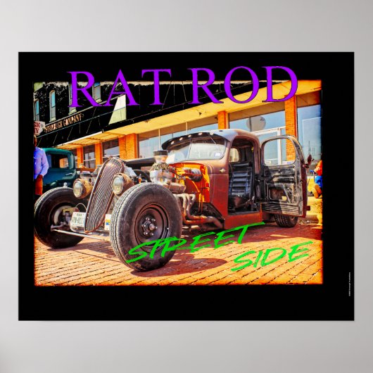 Straatzijde - Rat Rod Poster (Voorkant)