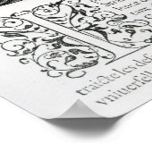 Strabo, illustratie van Andre Thevet Poster (Hoek)