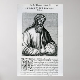 Strabo, illustratie van Andre Thevet Poster
