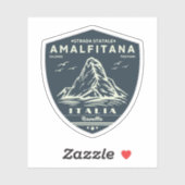 Strada statale 163 Amalfitana italian apls Sticker (Vel)