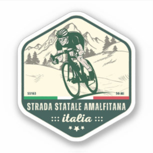 Strada statale 163 Amalfitana italian apls Sticker