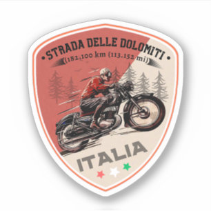 Strada statale 48 delle Dolomiti Sticker