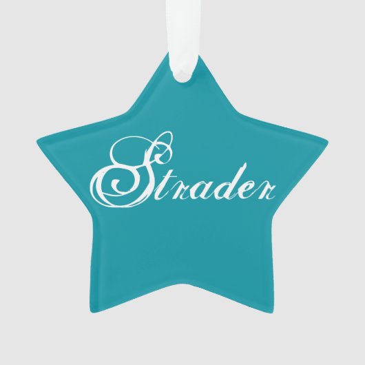 "Strader" Star Ornament (voorkant)