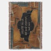 Stradivari Violin Quartet met naam Deken (Voorkant Verticaal)