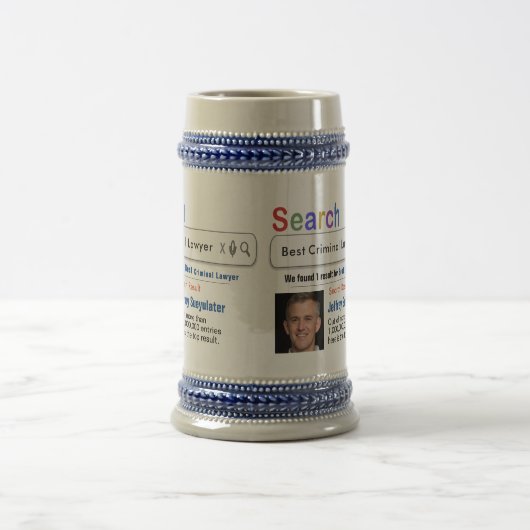 Strafadvocaat Funny Custom Best Search Gift Mok (Center)