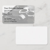 Strafadvocaat Modern Business Visitekaartje (Voorkant / Achterkant)