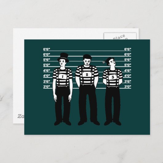 Strafmimes Briefkaart (Voorkant / Achterkant)