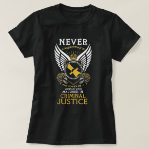 Strafrecht belangrijke vrouwen geschenken t-shirt