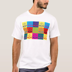 Strafrechtelijke Pop Art T-shirt