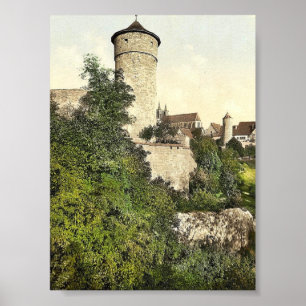 Straft Tower, Rothenburg (d.w.z. ob der Tauber), B Poster