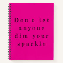 Strahlkraft Notizbuch – Lass dich nicht dimmen
