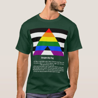 Straight Ally Flag #t-shirt #LGBTQ+ T-shirt