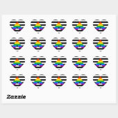 Straight Ally Pride Hart Sticker (Vel)