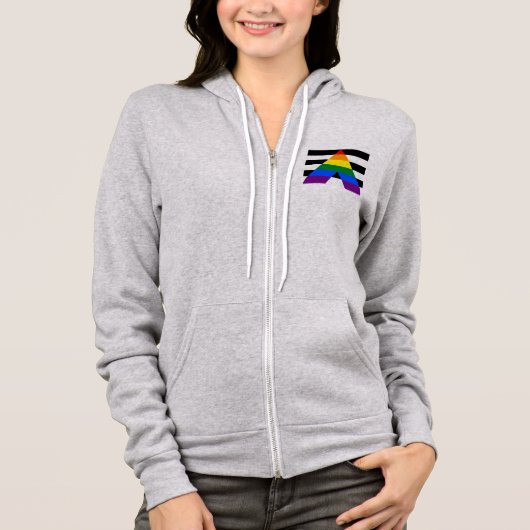 Straight Ally Pride Hoodie (Voorkant)