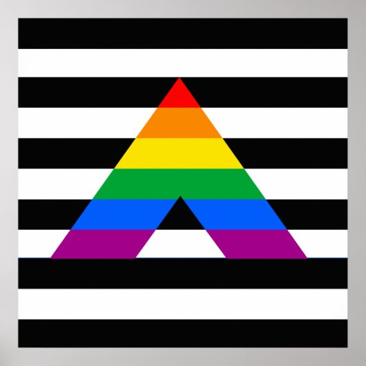 Straight Ally Pride Poster (Voorkant)