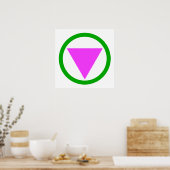 Straight Ally Symbol Poster (Keuken)