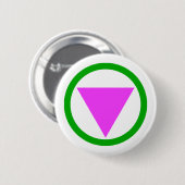 Straight Ally Symbol Ronde Button 5,7 Cm (Voorkant /achterkant)