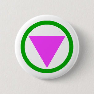 Straight Ally Symbol Ronde Button 5,7 Cm