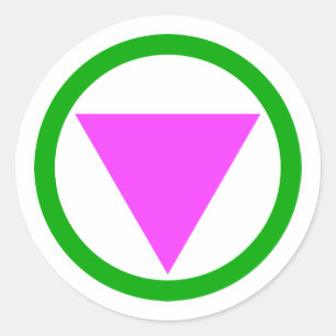 Straight Ally Symbol Ronde Sticker