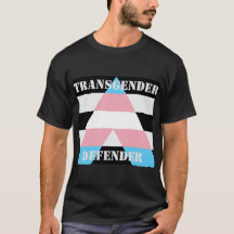 Straight Ally Transgender Defender vlag
