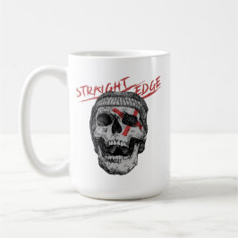 Straight Edge Skull Koffiemok