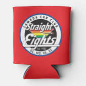 Straight Eights/LCCI-Koelbox (rood) Blikjeskoeler (Voorkant)