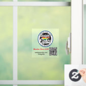 Straight Eights Window Cling 4x4 Raamsticker (Huis)