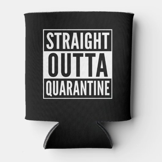 Straight Out Quarantine - alleen samen Blikjeskoeler (Voorkant)