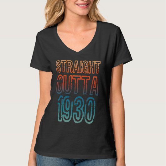 Straight Outta 1930 T-shirt (Voorkant)