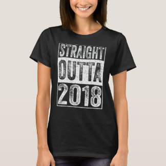 Straight Outta 2018 4 Jaar Oud  4e Geboorte T-shirt