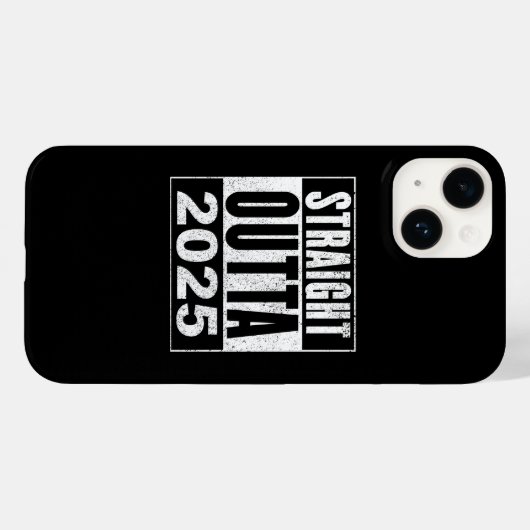 Straight Outta 2025 Case-Mate iPhone Case (Achterkant (horizontaal))