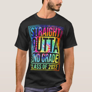 Straight Outta 2nd Grade Class of 2022 T-shirt