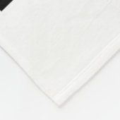 Straight Outta Add Your Text Here Own  Fleece Deken (Hoek)