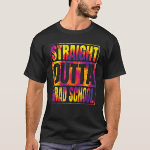 Straight Outta Afstudeerder School Class 2023 Tie  T-shirt