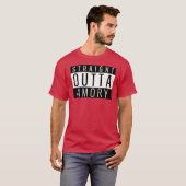 Straight Outta Amory Mississippi Amory MS T-shirt (Voorkant volledig)