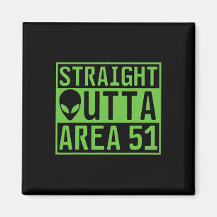 Straight Outta Area 51 Ufo-jacht voor buitenaardse Magneet