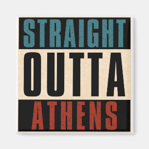 Straight Outta Athens Georgia GA Magneet