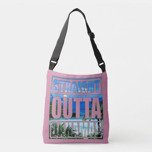 Straight Outta Bahamas Crossbody Tas (Voorkant)