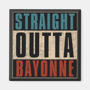 Straight Outta Bayonne New Jersey NJ Verenigd Koni Magneet