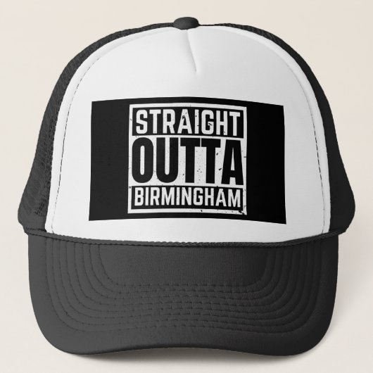 Straight Outta Birmingham Trucker Pet (Voorkant)