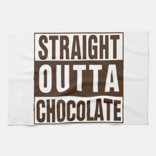 Straight Outta Brown Chocolate Theedoek