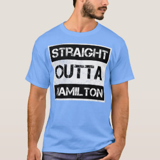 Straight Outta Canada Verdrietig Souvenir T-shirt