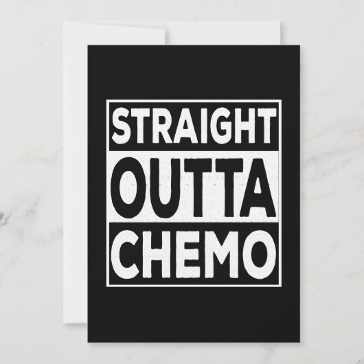 Straight Outta Chemo Kaart (Voorkant)