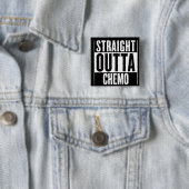 Straight Outta Chemo Vierkante Button 5,1 Cm (In situ)