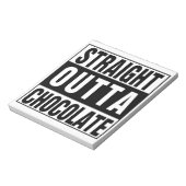 Straight Outta Chocolate Notitieblok (Gedraaid)