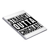 Straight Outta Chocolate Notitieboek (Rechterzijde)