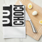 Straight Outta Chocolate Theedoek (Quarter Fold)