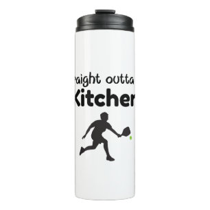 Straight Outta Da Kitchen – Pickleball Humor Thermosbeker