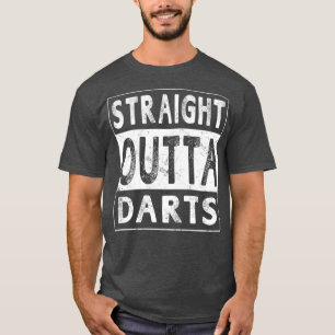 Straight Outta Darts Funny Novelty Gift Unisex T-shirt
