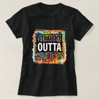 Straight Outta De jaren '90 Stropdas-kleurstof lui T-shirt